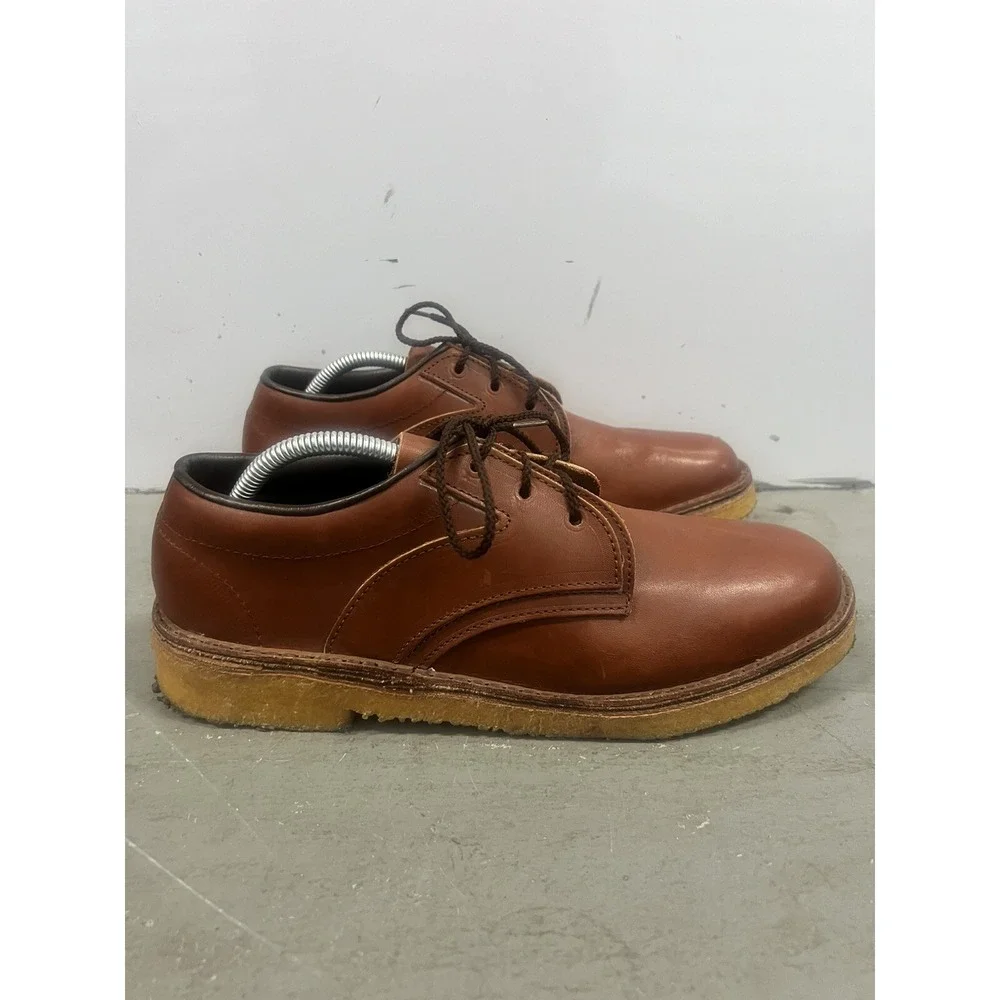 Thomas McCan Men's Brown Leather‎ Derby Oxford Dress Shoes Size 11 Classic Style